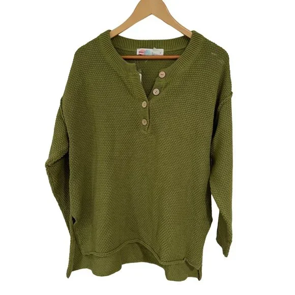 Free People Beach Hailee Sweater Set in Giant Kelp Size XS